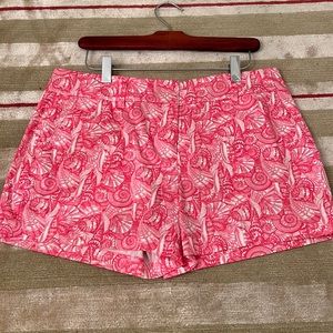 Wms Vineyard Vines Shell Pink Shorts; 6